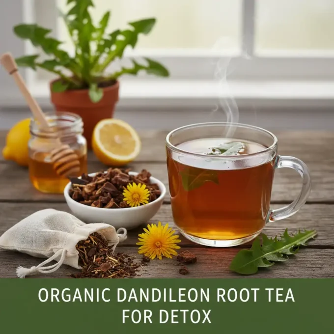 Organic Dandelion Root Tea for Detox